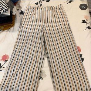 Paper Crane Striped Pants